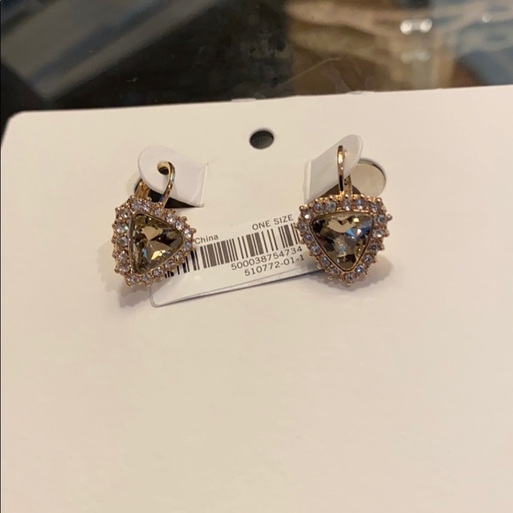 Banana Republic Heart Topaz Earrings - Picture 16 of 16